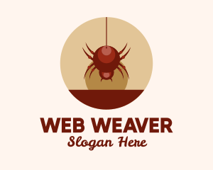 Spider - Red Spider Dangle logo design