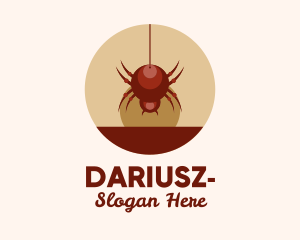 Hanging - Red Spider Dangle logo design