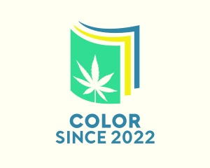 Colorful Marijuana Paper  logo design
