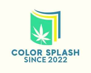 Colorful Marijuana Paper  logo design