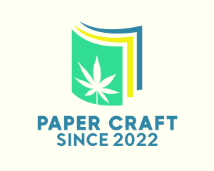 Colorful Marijuana Paper  logo design