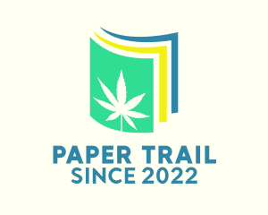 Colorful Marijuana Paper  logo design