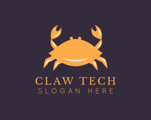 Claw - Orange Crab Restaurant logo design