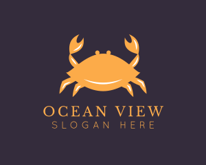 Orange Crab Restaurant logo design