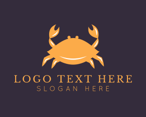 Luxury - Orange Crab Restaurant logo design