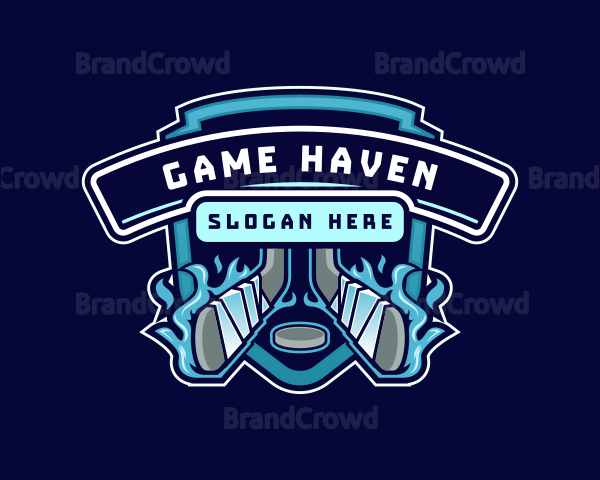 Hockey Sport Tournament Logo