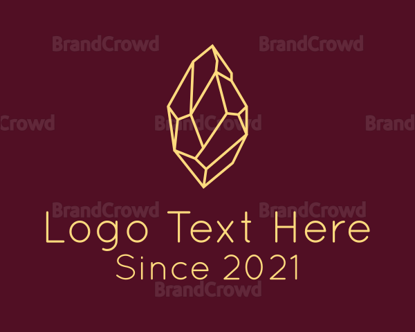 Minimalist Gem Stone Logo