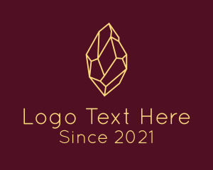 Polygonal - Minimalist Gem Stone logo design