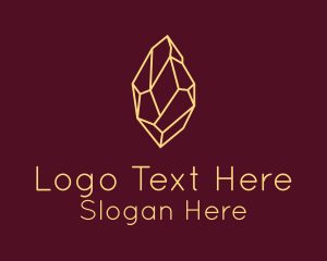 Minimalist Gem Stone  Logo