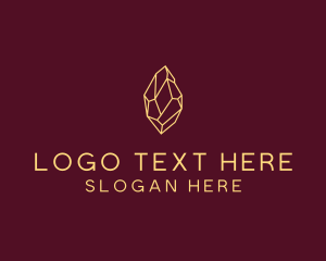 Coal - Minimalist Gem Stone logo design