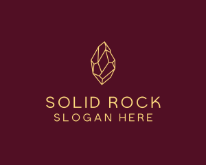 Stone - Minimalist Gem Stone logo design