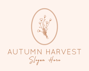 Autumn - Natural Autumn Flower logo design