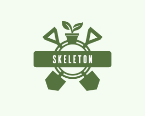 Shovel - Plant Shovel Gardening logo design