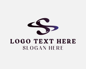 Boutique - Stylish Swoosh Boutique Letter S logo design