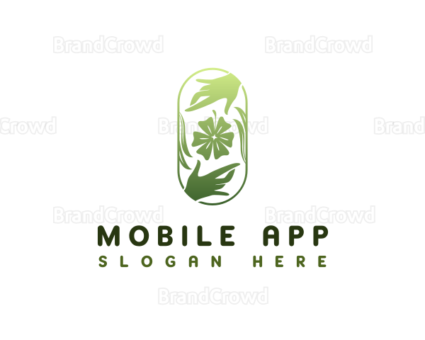 Floral Hands Care Logo