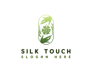 Floral Hands Care logo design