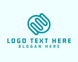 Ngo - Charity Hands Letter E logo design