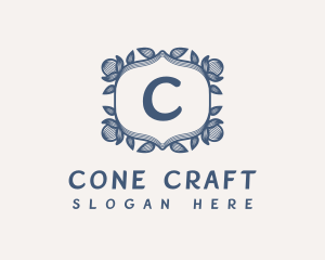 Classic Floral Wreath logo design