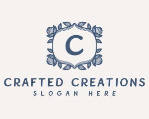 Classic Floral Wreath logo design