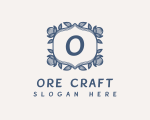 Classic Floral Wreath logo design