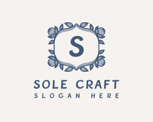 Classic Floral Wreath logo design