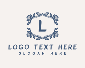 Ornamental - Classic Floral Wreath logo design