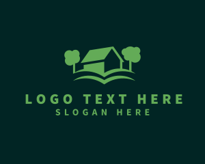 Tree - Garden Book Landscaping logo design