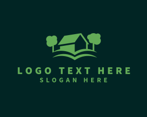 Book - Garden Book Landscaping logo design