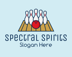 Modern Bowling Game logo design