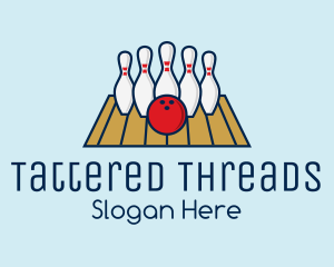 Modern Bowling Game logo design