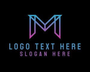 Creative Studio Letter M logo design