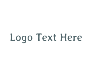 Text - Blue Text Wordmark logo design