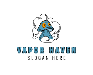 Vape - Psychedelic Mushroom Vape logo design