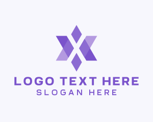 Negative Space - Generic Company Letter X logo design