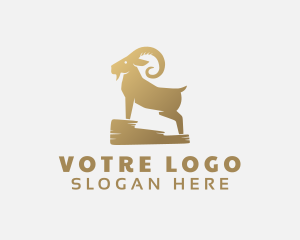 Golden Mountain Goat Logo