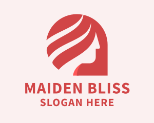 Maiden - Red Maiden Cosmetics logo design