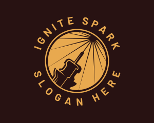 Spark - Metal Welding Mechanic logo design