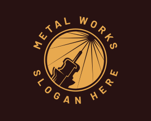 Metal - Metal Welding Mechanic logo design