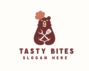 Kebab - Grizzly Bear Chef logo design