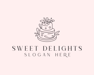 Dessert - Wedding Cake Dessert logo design