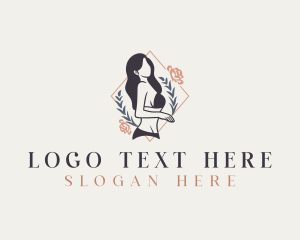 Underwear - Sexy Lingerie Woman logo design