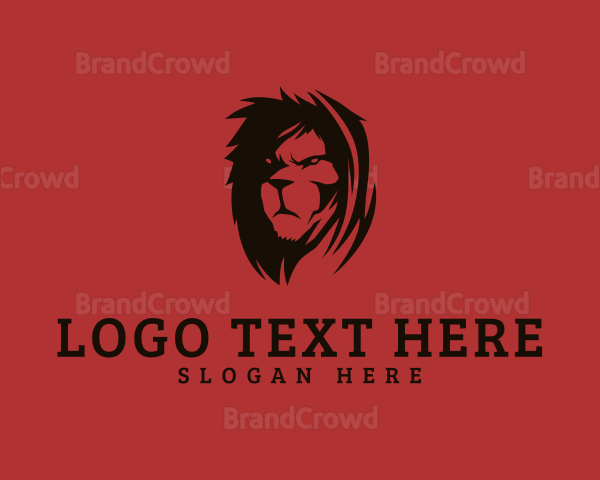 Wild Lion Mane Logo