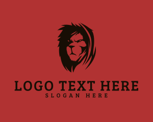 Kenya - Wild Lion Mane logo design