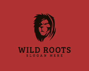 Wild Lion Mane logo design