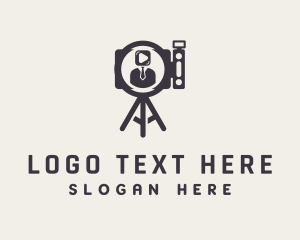 Photographer - Video Camera Streamer logo design