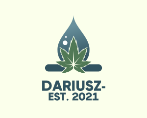 Drugs - Cannabis Oil Droplet logo design