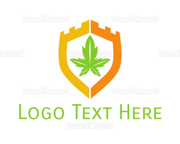 Cannabis Shield Castle Logo