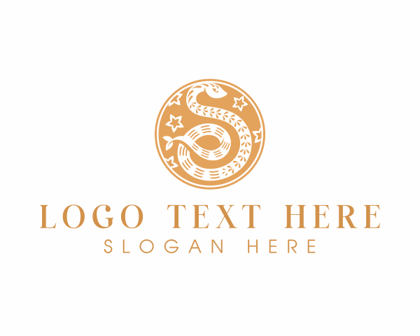Zodiac - Snake Zodiac Animal logo design