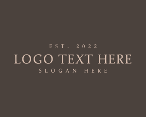 Glam - Elegant Minimalist Business logo design