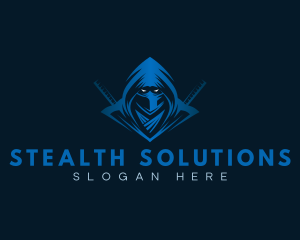 Stealth - Ninja Samurai Assassin logo design